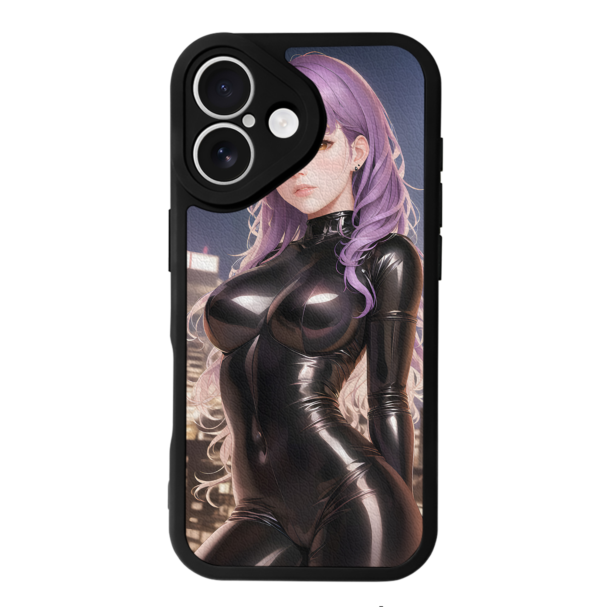 （画像用） EVA 新世紀エヴァンゲリオン 【iPhone 16シリーズ対応】シリコンスマホケース（レザー調） 材質：シリコン